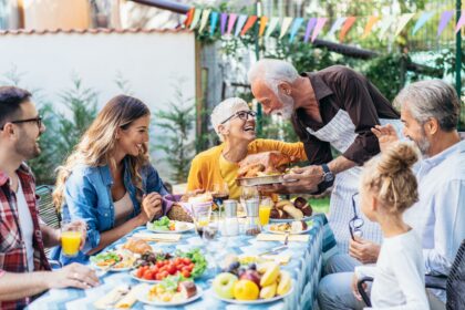 Familie zu Hause